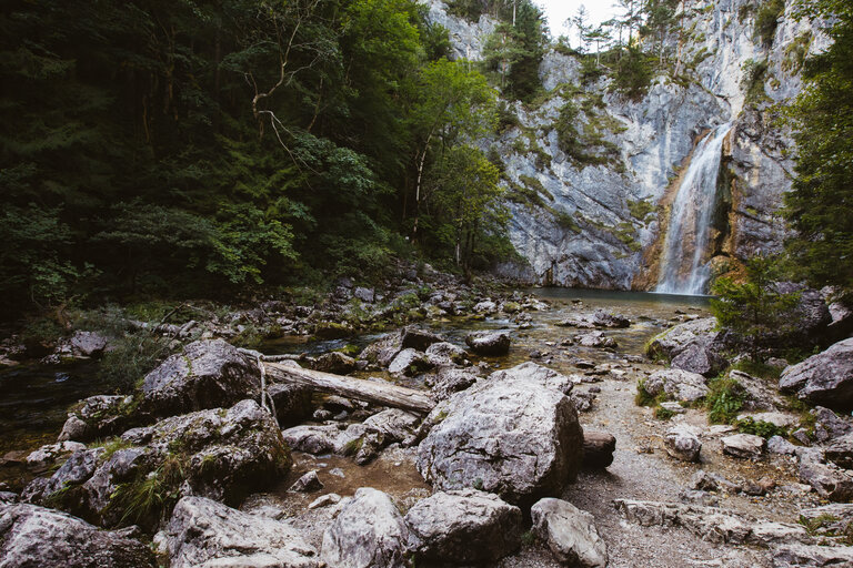 Filming location - Salza Waterfall  - Impression #2.2 | © Sebastian Stiphout